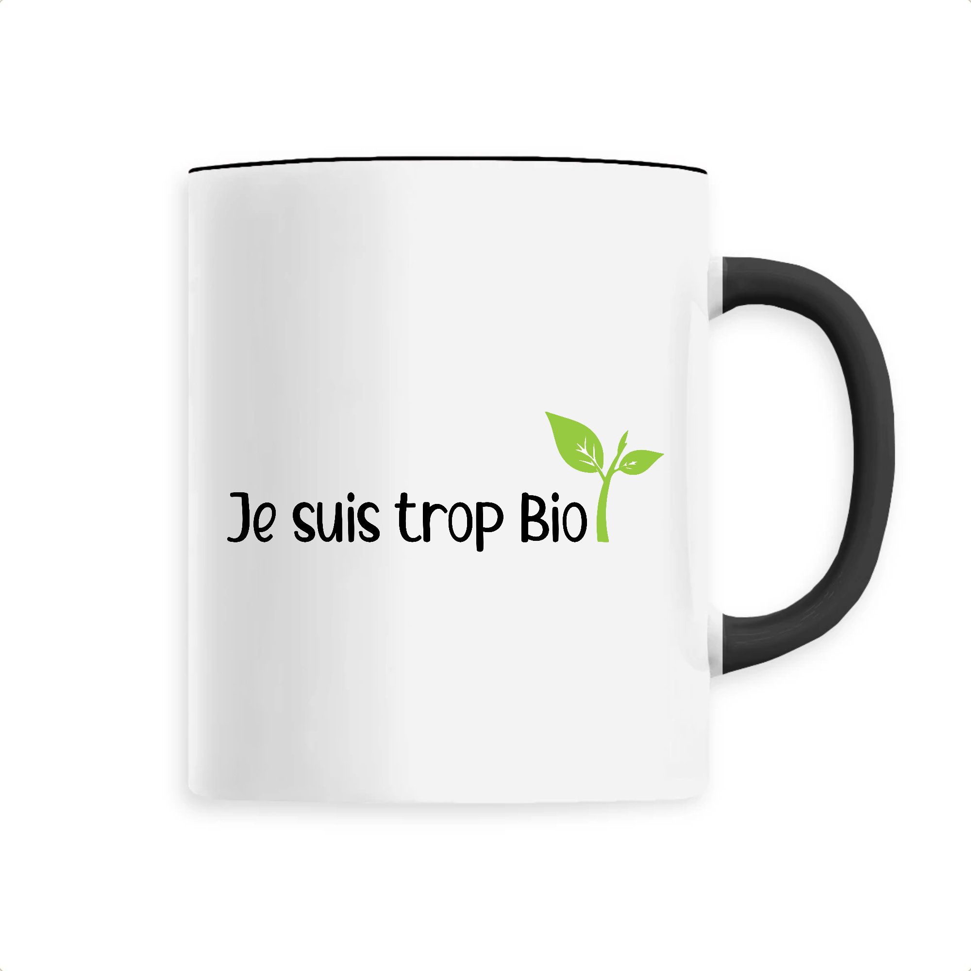 Mug Je suis trop bio